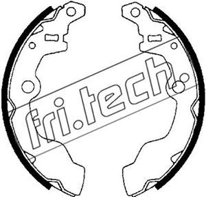 FRI.TECH. Комплект тормозных колодок 1110.327