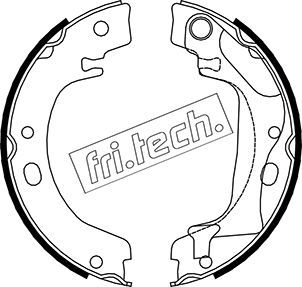 FRI.TECH. Piduriklotside komplekt,seisupidur 1115.318