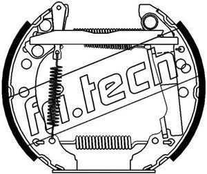 FRI.TECH. Комплект тормозных колодок 16000