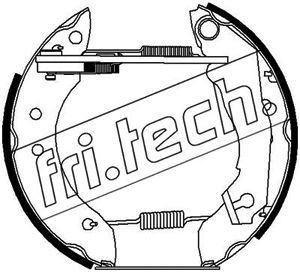 FRI.TECH. Piduriklotside komplekt 16007