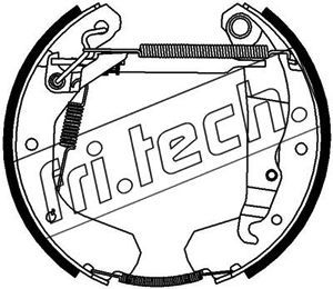 FRI.TECH. Комплект тормозных колодок 16037