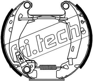 FRI.TECH. Комплект тормозных колодок 16110