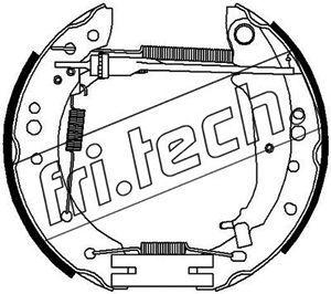 FRI.TECH. Комплект тормозных колодок 16353