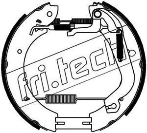 FRI.TECH. Комплект тормозных колодок 16435