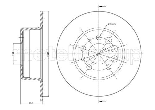 FRI.TECH. Piduriketas BD0046