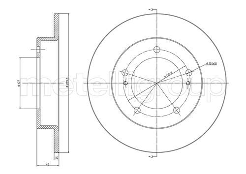 FRI.TECH. Piduriketas BD0144