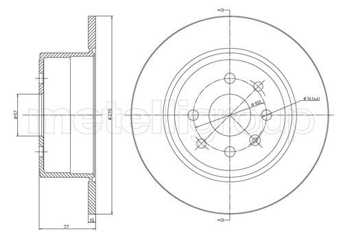 FRI.TECH. Piduriketas BD0184