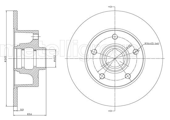 FRI.TECH. Piduriketas BD0188