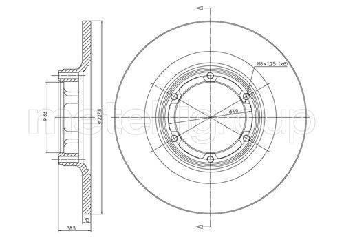 FRI.TECH. Piduriketas BD0208