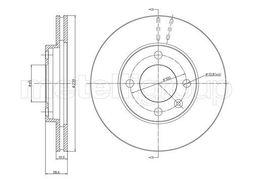 FRI.TECH. Piduriketas BD0242