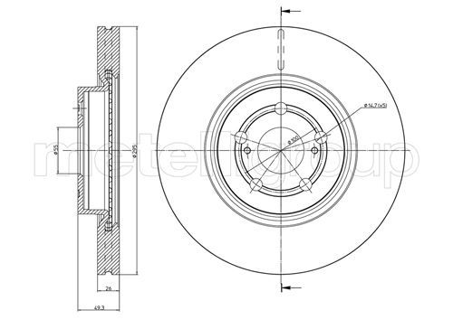 FRI.TECH. Piduriketas BD0463