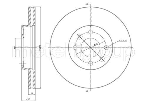 FRI.TECH. Piduriketas BD0473