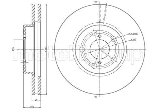 FRI.TECH. Piduriketas BD0517