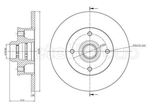 FRI.TECH. Piduriketas BD0574