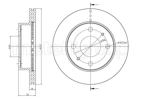 FRI.TECH. Piduriketas BD0743