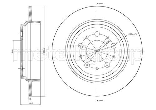 FRI.TECH. Piduriketas BD0772