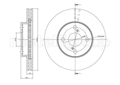 FRI.TECH. Piduriketas BD0909