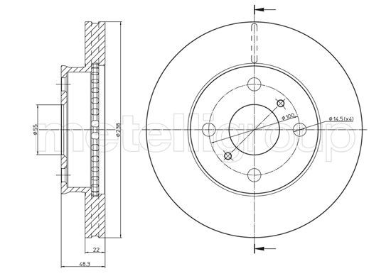 FRI.TECH. Piduriketas BD0969