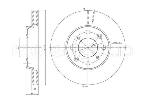 FRI.TECH. Piduriketas BD0980