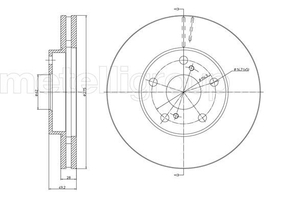 FRI.TECH. Тормозной диск BD1063