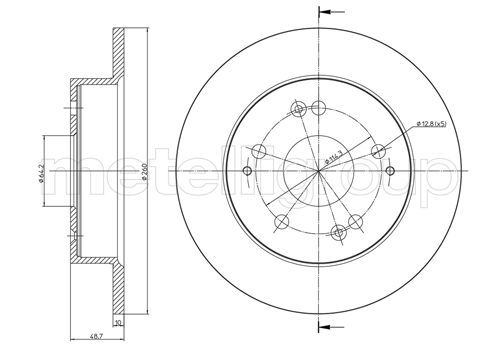 FRI.TECH. Тормозной диск BD1106