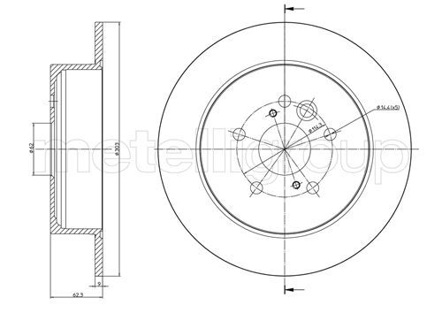 FRI.TECH. Тормозной диск BD1151