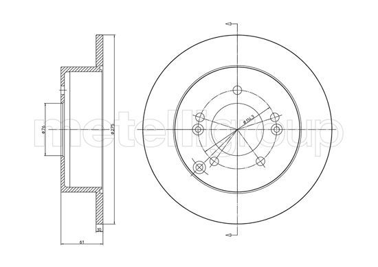 FRI.TECH. Тормозной диск BD1326