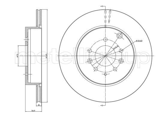 FRI.TECH. Тормозной диск BD1415