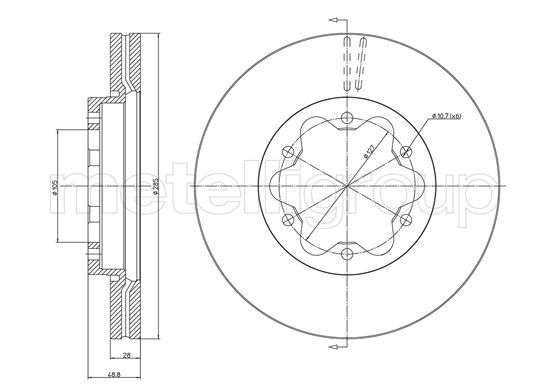 FRI.TECH. Тормозной диск BD1463