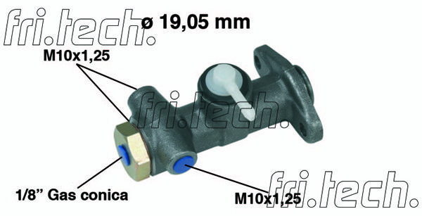 FRI.TECH. Главный тормозной цилиндр PF010