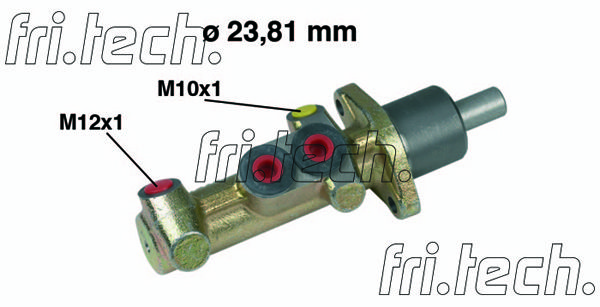 FRI.TECH. Главный тормозной цилиндр PF286