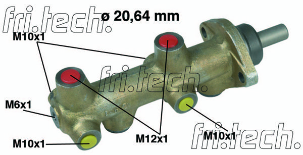 FRI.TECH. Peapiduri silinder PF293