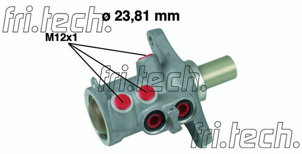 FRI.TECH. Главный тормозной цилиндр PF604