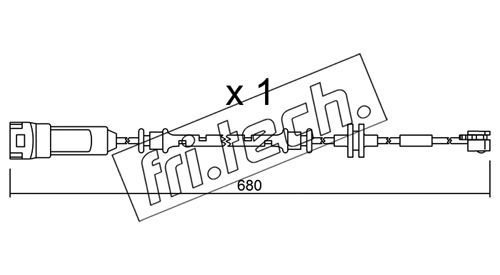FRI.TECH. Сигнализатор, износ тормозных колодок SU.145