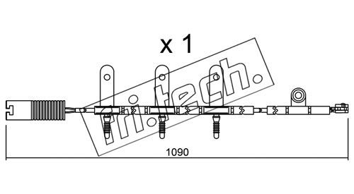 FRI.TECH. Сигнализатор, износ тормозных колодок SU.189