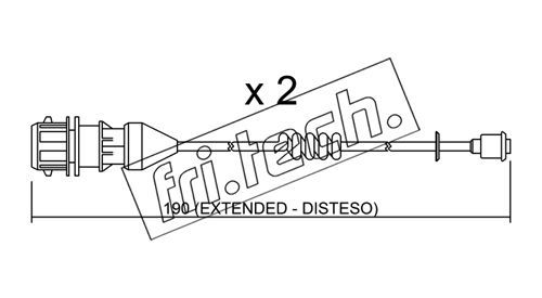 FRI.TECH. Сигнализатор, износ тормозных колодок SU.213K