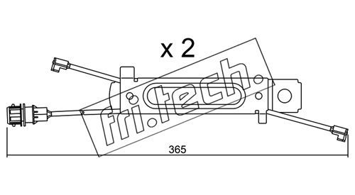 FRI.TECH. Сигнализатор, износ тормозных колодок SU.245K