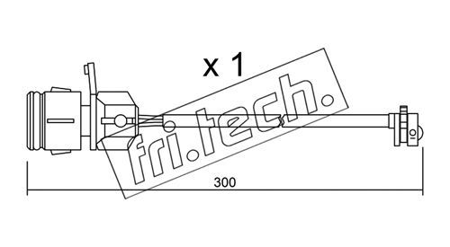 FRI.TECH. Сигнализатор, износ тормозных колодок SU.249