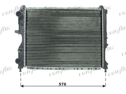 FRIGAIR Radiaator,mootorijahutus 0104.3083