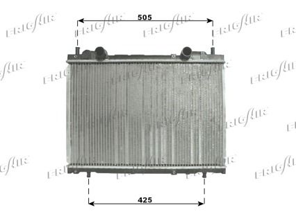 FRIGAIR Radiaator,mootorijahutus 0104.3085