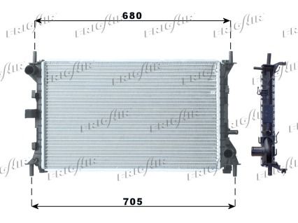 FRIGAIR Radiaator,mootorijahutus 0105.3067