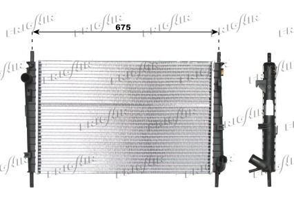 FRIGAIR Radiaator,mootorijahutus 0105.3074