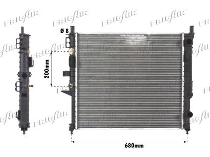 FRIGAIR Radiaator,mootorijahutus 0106.3083