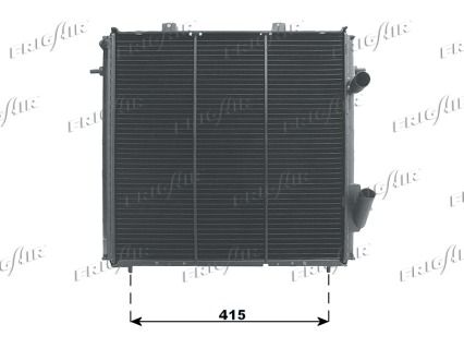 FRIGAIR Radiaator,mootorijahutus 0109.2064