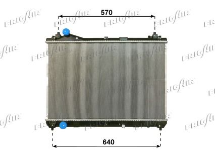 FRIGAIR Radiaator,mootorijahutus 0114.3041