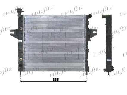 FRIGAIR Radiaator,mootorijahutus 0118.3016