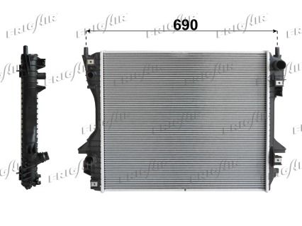 FRIGAIR Radiaator,mootorijahutus 0129.3005