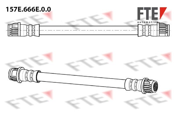 FTE Тормозной шланг 157E.666E.0.0