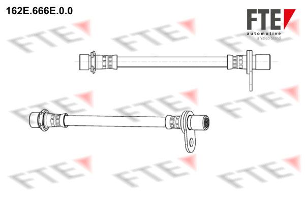 FTE Тормозной шланг 162E.666E.0.0