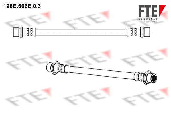 FTE Тормозной шланг 198E.666E.0.3